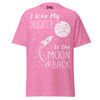 I Love my Daughter to the Moon and Back - Unisex classic tee — Azalea — front view