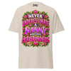 Never Underestimate Nanny - Unisex classic tee — Natural — front view