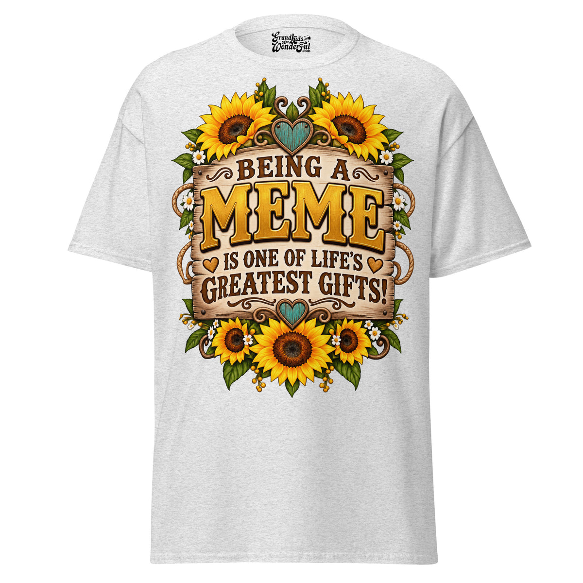 Being a MEME - Unisex classic tee — Ash — front view