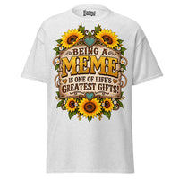 Being a MEME - Unisex classic tee — Ash — front view