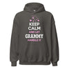 Keep Calm and Let Grammy Handle It - Unisex heavy blend hoodie — Charcoal — front view