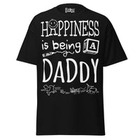 Happiness is Being a Daddy - Unisex classic tee — Black — front view
