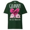 Granny Loves Her Lil Monsters - Unisex classic tee — Forest Green — front view