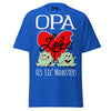 Opa Loves His Lil Monsters - Unisex classic tee — Royal — front view