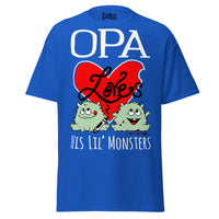 Opa Loves His Lil Monsters - Unisex classic tee — Royal — front view