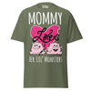 Mommy Loves Her Lil Monsters - Unisex classic tee — Military Green — front view