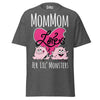 Mommom Loves Her Lil Monsters - Unisex classic tee — Dark Heather — front view