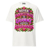 Never Underestimate Grammy - Unisex classic tee — White — front view