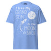 I Love my Grandson to the Moon and Back - Unisex classic tee — Carolina Blue — front view