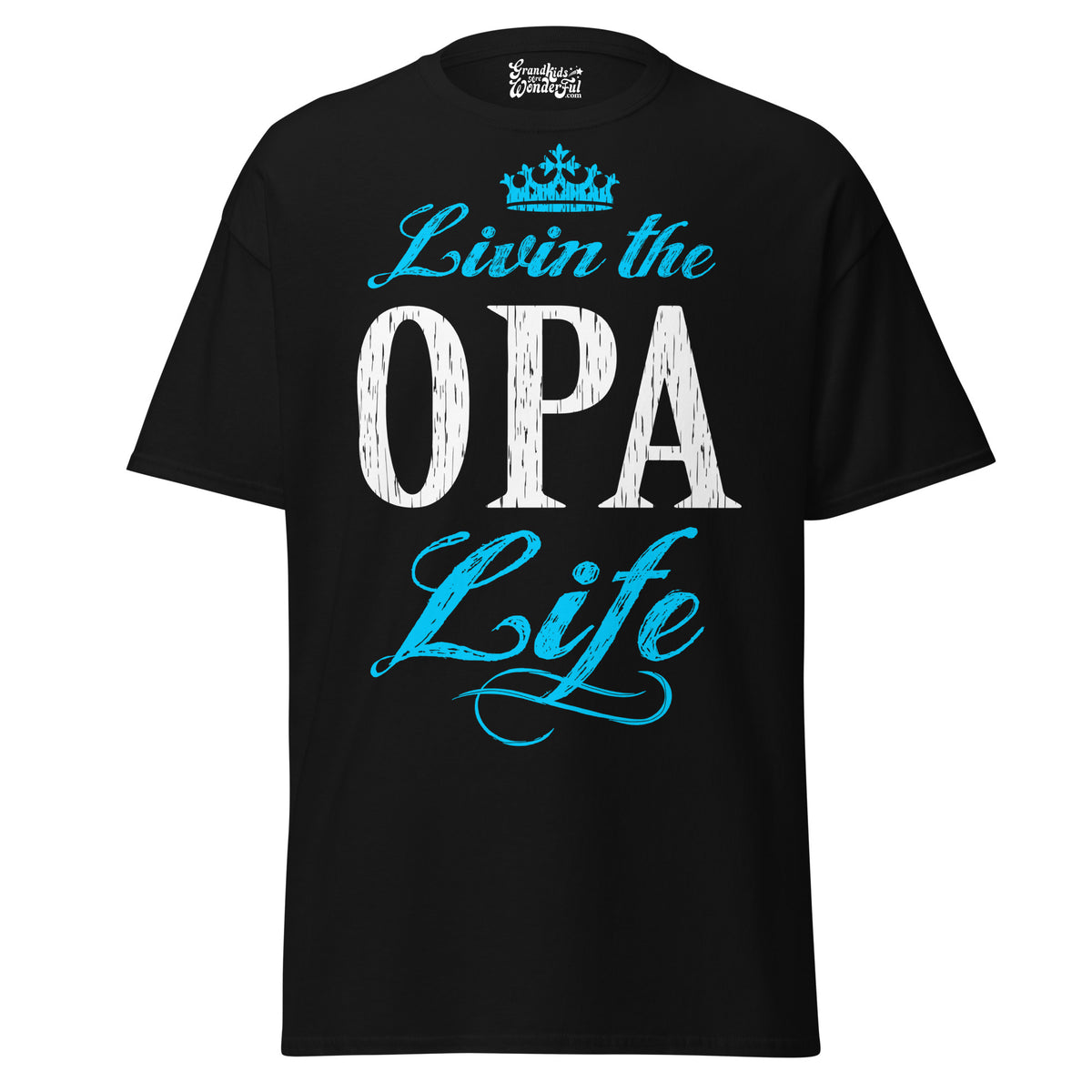Livin' the OPA Life - Unisex classic tee — Black — front view