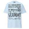 Happiness is Being a Grammy - Unisex classic tee — Light Blue — front view
