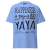 Happiness is Being a Yaya - Unisex classic tee — Carolina Blue — front view