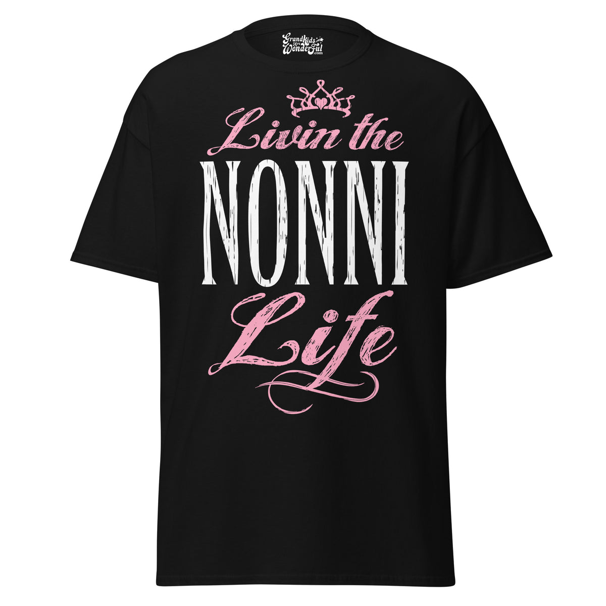 Livin' the NONNI Life - Unisex classic tee — Black — front view