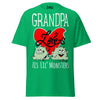 Grandpa Loves His Lil Monsters - Unisex classic tee — Irish Green — front view