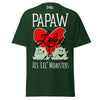 Papaw Loves His Lil Monsters - Unisex classic tee — Forest Green — front view