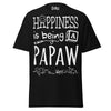 Happiness is Being a Papaw - Unisex classic tee — Black — front view