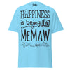 Happiness is Being a Memaw - Unisex classic tee — Sky — front view