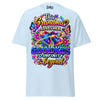 This Grandma Loves Her Grandkids - Unisex classic tee — Light Blue — front view