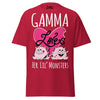 Gamma Loves Her Lil Monsters - Unisex classic tee — Cardinal — front view