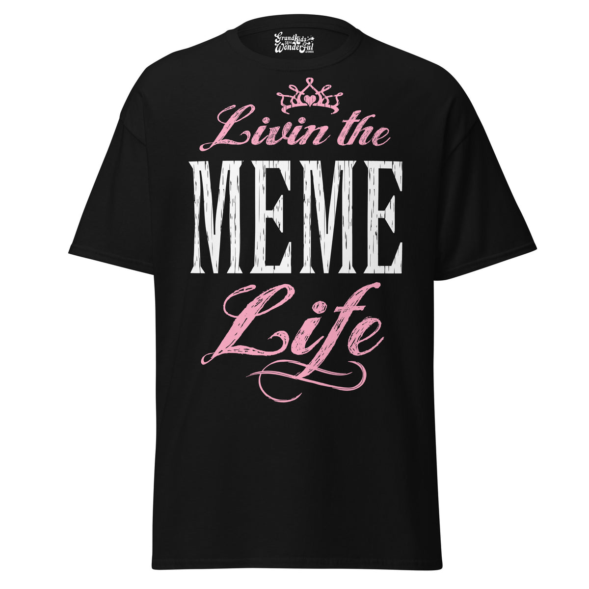 Livin' the MEME Life - Unisex classic tee — Black — front view
