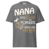 Nana... So Easy to Operate - Unisex classic tee — Graphite Heather — front view