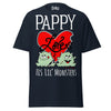 Pappy Loves His Lil Monsters - Unisex classic tee — Navy — front view