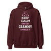 Keep Calm and Let Grammy Handle It - Unisex heavy blend hoodie — Maroon — front view