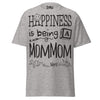 Happiness is Being a Mommom - Unisex classic tee — Sport Grey — front view