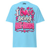 I Love Being GREAT-GRANDMA - Unisex classic tee — Sky — front view