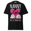 Nanny Loves Her Lil Monsters - Unisex classic tee — Black — front view