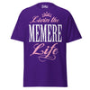 Livin' the MEMERE Life - Unisex classic tee — Purple — front view