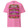 Never Underestimate Great-Grandma - Unisex classic tee — Azalea — front view