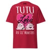 Tutu Loves Her Lil Monsters - Unisex classic tee — Cardinal — front view