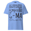 Happiness is Being a G-Ma - Unisex classic tee — Carolina Blue — front view