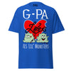 G-Pa Loves His Lil Monsters - Unisex classic tee — Royal — front view
