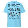 Happiness is Being a Nanny - Unisex classic tee — Sky — front view