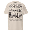 Happiness is Being a Mommom - Unisex classic tee — Natural — front view