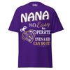 Nana... So Easy to Operate - Unisex classic tee — Purple — front view