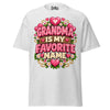 Grandma is My Favorite Name - Unisex classic tee — Ash — front view