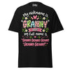 My Nickname is GRANNY - Unisex classic tee — Black — front view