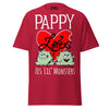 Pappy Loves His Lil Monsters - Unisex classic tee — Cardinal — front view