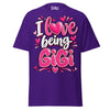 I Love Being GIGI - Unisex classic tee — Purple — front view