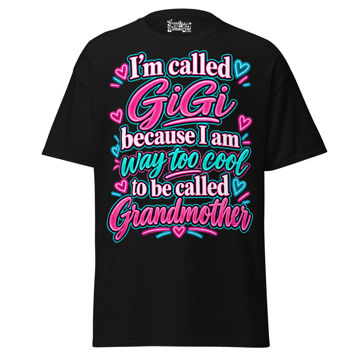 I'm Called GIGI - Unisex classic tee — Black — front view