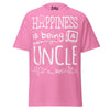 Happiness is Being a Uncle - Unisex classic tee — Azalea — front view