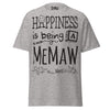 Happiness is Being a Memaw - Unisex classic tee — Sport Grey — front view