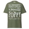 Happiness is Being a Poppy - Unisex classic tee — Military Green — front view
