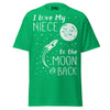 I Love my Niece to the Moon and Back - Unisex classic tee — Irish Green — front view