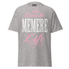 Livin' the MEMERE Life - Unisex classic tee — Sport Grey — front view