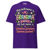 My Nickname is GRANDMA - Unisex classic tee — Purple — front view