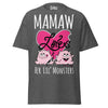 Mamaw Loves Her Lil Monsters - Unisex classic tee — Dark Heather — front view